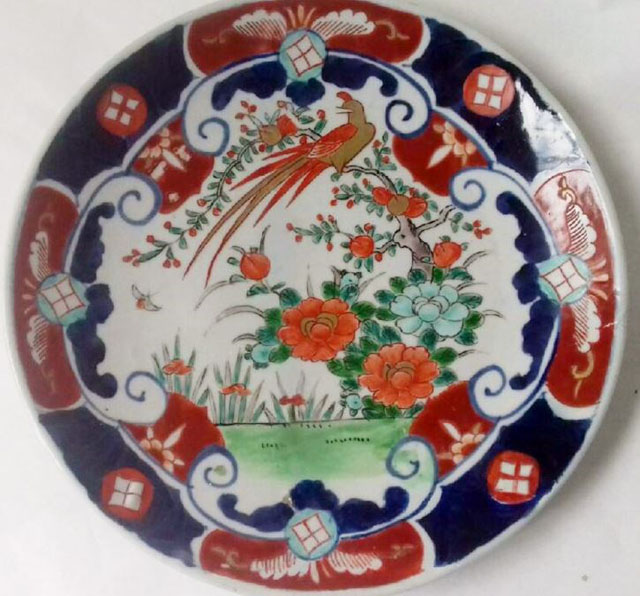 Restored china plate