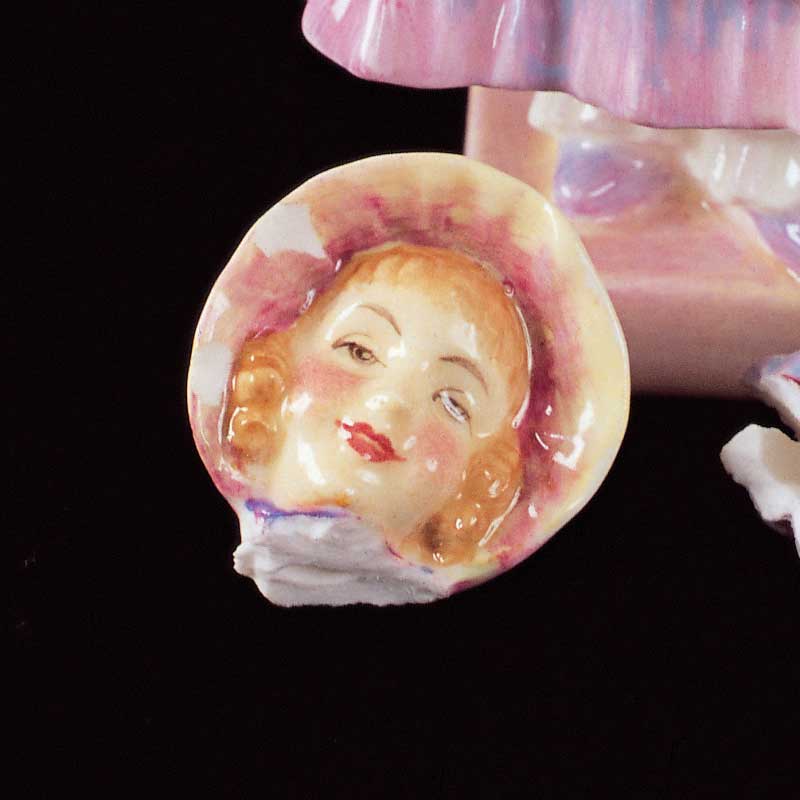 Antique Royal Doulton China Figurine Restoration - Before