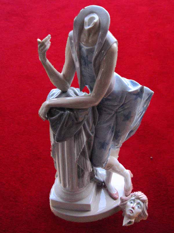 Lladro Clown Figure Restoration - Before Lladro Clown Figure Restoration - Before