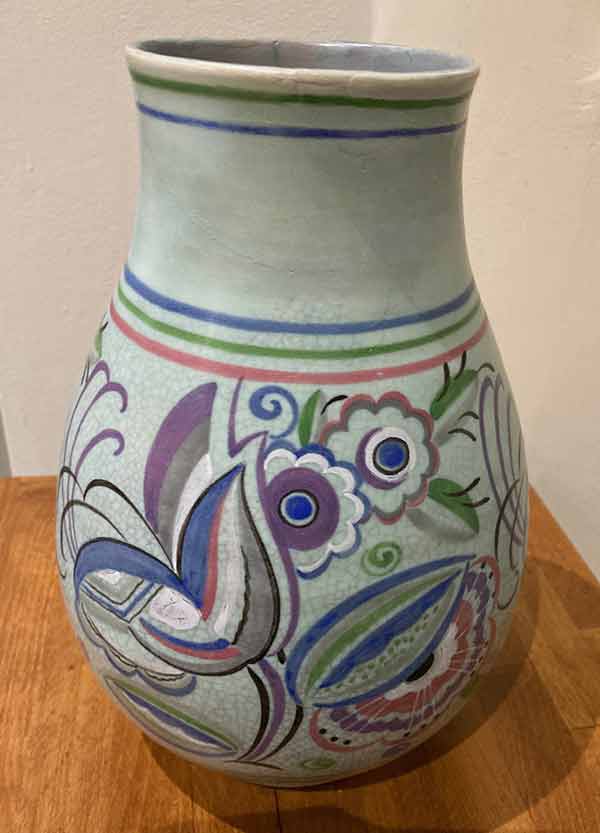 Poole Pottery Vase Restoration - After